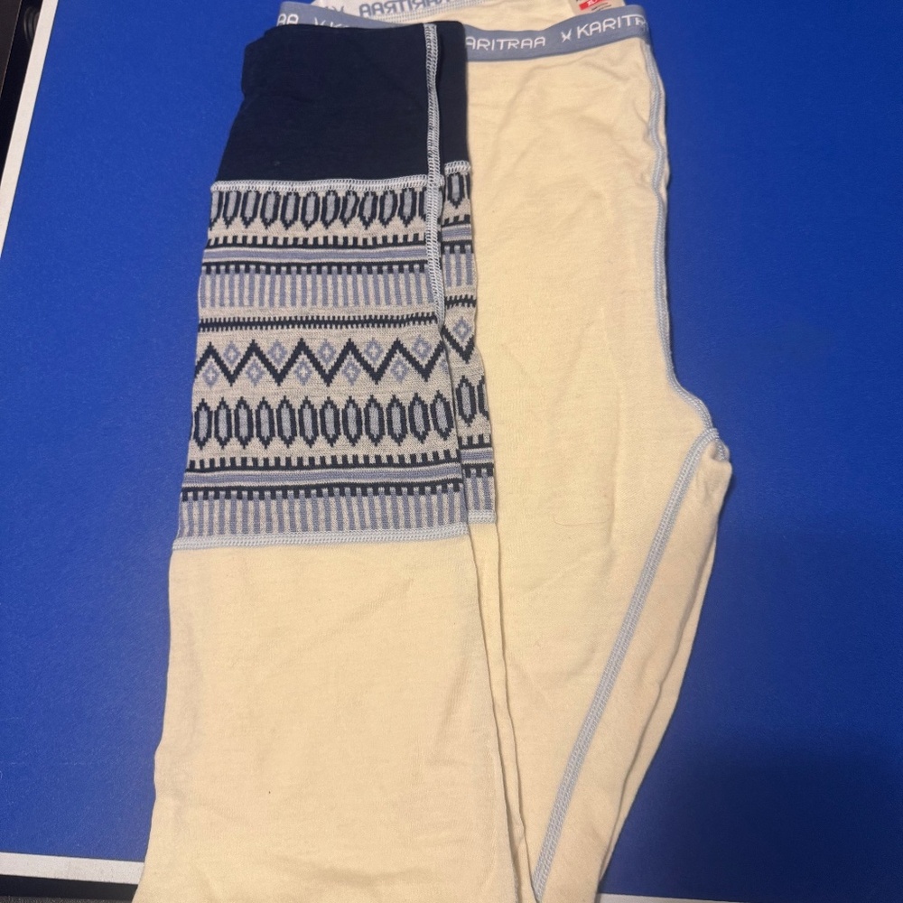 EUC Kari Traa Wool Base Layer Bottoms XL